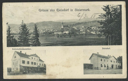 GLEISDORF - Steiermark - Bahnhof - Gare - Station - Old Postcard (see Sales Conditions) 05321 - Gleisdorf