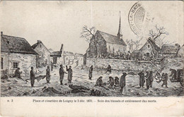 CPA LOIGNY-la-BATAILLE Place Et Cimetiere De Loigny Le 3 Dec. 1870 (1201572) - Loigny