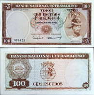 Tımor 100 Escudos 1963 Unc - Timor