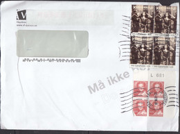 Denmark Modern Cover To Serbia - Lettres & Documents