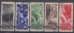 Russia USSR 1935 Mi#494-498 Used - Usati