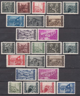 Istria Litorale Yugoslavia Occupation, 1945/1946 Complete Pictorial Issue Sassone#41-50, #51-60 And #63-66 Mint Hinged - Yugoslavian Occ.: Istria