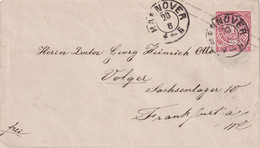 NORDDEUTSCHER BUND       ENTIER POSTAL/GANZSACHE/POSTAL STATIONERY LETTRE DE HANNOVER - Enteros Postales