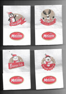 4 Tovagliolini Da Caffè - Natale 2021 Caffè Mokambo - Company Logo Napkins