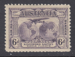 Australia, SG 123a, MHR (small Thin) "Re-entry" Variety - Ongebruikt