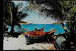 ►  Barque De Pêche " Saintoise " JEAN PIERRE  -    GUADELOUPE  1980s - Saint Barthelemy