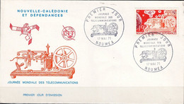 Neukaledonien - Weltfernmeldetag (MiNr: 502) 1971 - FDC - Covers & Documents