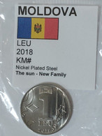 Moldova - 1 Leu, 2018, Unc, KM# 153 - Moldavie