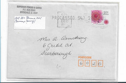 Aus380 / AUSTRALIEN - Blume, Swamp Daisy (flor, Flower, Fleur) - Cartas & Documentos
