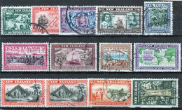 New Zealand Set Of Definitive Stamps From 1940 To Celebrate Centenary Of New Zealand In Fine Used Condition. - Used Stamps