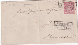 NORDDEUTSCHER BUND  1871    ENTIER POSTAL/GANZSACHE/POSTAL STATIONERY LETTRE DE LÜNEBURG - Postal  Stationery