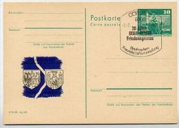 DDR P79-18a-80 C116 Postkarte PRIVATER ZUDRUCK Ausstellung Görlitz 1980 - Cartes Postales Privées - Oblitérées