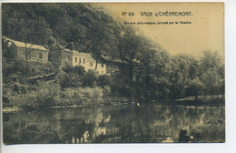 CPA  VAUX S/ (sous) CHEVREMONT - Un Site Pittoresque Arrosé Par LA VESDRE Cours D'eau Maisons - Chaudfontaine