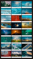 China 24 Solar Terms Countdown Of The 2022 Beijing 24th Winter Olympics/Olympic Games Postcards,set Of 24 - Winter 2022: Beijing