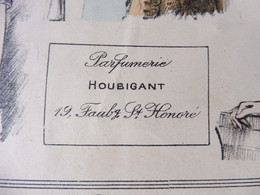 1911 Publicité De La PARFUMERIE HOUBIGANT Par "Le Journal Des Demoiselles"  - MODES De PARIS - Drogisterij & Parfum