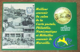 13 MARSEILLE VALLON DES AUFFES ENCART AB 2011 SANS MÉDAILLE TOURISTIQUE ARTHUS-BERTRAND JETON MEDALS COINS TOKENS - 2011