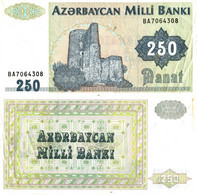 Azerbaijan / 250 Manat / 1992 / P-13(b) / XF - Aserbaidschan