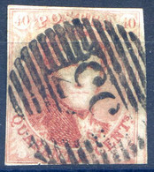Belgique COB N°12 - Oblitéré - (F2062) - 1858-1862 Medaillen (9/12)