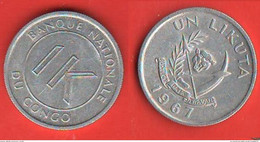 Congo 1 Likuta 1967 République Du Congo - Congo (Republic 1960)