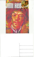 JIMMI HENDRIX. American Musician,singer & Songwriter. Maximum-Card Lake Clear New-York - Covers & Documents
