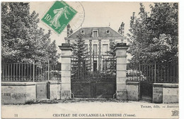 89   Coulanges La Vineuse   -  Chateau - Coulanges La Vineuse