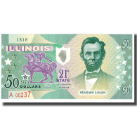 Billet, États-Unis, 50 Dollars, ILLINOIS, NEUF - A Identifier