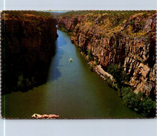 (1 H 23) Australia - NT - Katherine Gorge - Grand Canyon (posted 1973 With Queen Elizabeth II Stamp) - Katherine