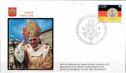 Vatikan - Beginn Des Pontikates Von S.H. Papst Benedikt XVI. (MiNr: 1495) 2005 - Siehe Scan - Covers & Documents
