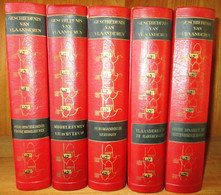 COMPLEET IN 5 VOLUMES * GESCHIEDENIS VAN VLAANDEREN * 1936 - ZEER VEEL ILLUSTRATIES - Anciens