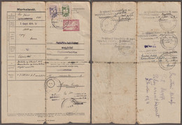 1946 Hungary REVENUE STAMP Agriculture Animal Passport - HORSE OX - Pest Pilis Solt Kiskun County Tápiószentmárton - 2 P - Fiscaux