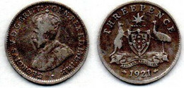 Australie   3 Pence  1921 M TB - Threepence