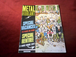 METAL HURLANT  N° 66  SPECIAL VACANCES  / SPECIAL ENTREE - Métal Hurlant