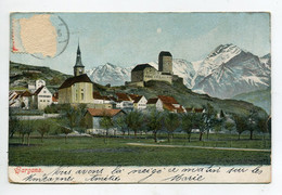 SUISSE SARGANS Maisons Du Village écrite En 1904   - Couleur      / D03 2015 - Sargans