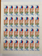 Russia 2009 Sheet The Year Of Youth Russian Flag Celebrations Childhood Flags Flowers Flora Stamps MNH Mi 1557 SC 7148 - Unused Stamps