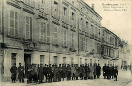 Montauban * Rue Et Hôpital Temporaire N°25 , Pensionnat Jeanne D'arc * école * Militaires Militaria - Montech
