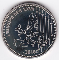 Essai De L’Euro 2010 . L’Europe Des XXVII . 50 Ans Du Nouveaux Franc 1960 - 2010 , FDC - Probedrucke