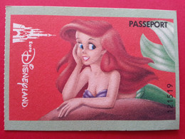 Disneyland Paris Pass PAPIER La Petite Sirène RARE EURO DISNEY (TB0322 - Disney Passports