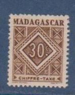 MADAGASCAR        N°  YVERT  :  TAXE  32   NEUF AVEC  CHARNIERES      ( Charn  4 /50 ) - Postage Due