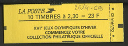 France - Frankreich Carnet 1990 Y&T N°CUC2614-C9 - Michel N°MH2751A*10 *** - 2,30f Marianne De Briat "Sacem" - Modernes : 1959-...
