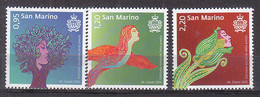 Y8088 - SAN MARINO Unificato N°2507/09 ** LITTERATURE - Unused Stamps