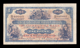 Escocia Scotland 1 Pound Clydesdale Bank Limited 1941 Pick 189b BC+ F+ - 1 Pound