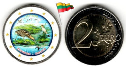 Lituanie - 2 Euro 2021 - Zuvintas Biosphère - Color - Lituanie
