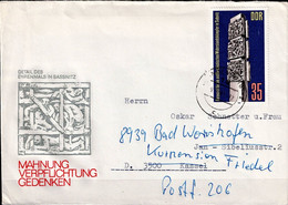 DDR GDR RDA - Ehrenmal Sassnitz (MiNr: 2639) 1981 - FDC Gelaufen Nach Kassel Mit Ortsstempel 18 Brandenburg **** - 1981-1990