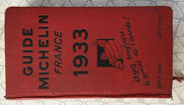 Guide Michelin 1933 D - Michelin-Führer
