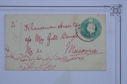 C INDE   BELLE LETTRE   1902  POUR MUSSORIE+ +A VOIR +  AFFRANCH. PLAISANT - 1902-11  Edward VII