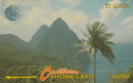 SANTA LUCIA. Pitons 2 (With C&W Logo). 1993. 20000 Ex. STL-9C - 9CSLC. (001). - Saint Lucia