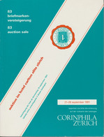 CORINPHILA N° 83 1991 - 8107 LOTS- SEE INDEX  SHIP 3€ OUTSIDE FRANCE - Cataloghi Di Case D'aste