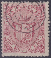 1870-78 CUBA SPAIN ESPAÑA 1870 500mls TELEGRAPH TELEGRAFOS USED RARE. - Télégraphes