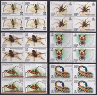 2021.1 CUBA MNH 2021 ARACNIDOS ENDEMICOS ARAÑAS SPIDER INSECTS. BLOCK 4. - Ongebruikt