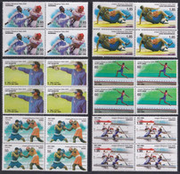 2021.25 CUBA MNH 2021 TOKIO OLYMPIC GAMES JUDO BOXING SHUTTING. BLOCK 4. - Unused Stamps